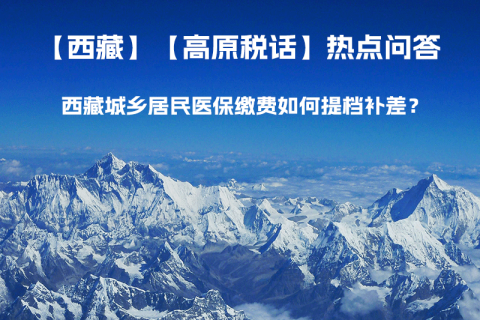 西藏城鄉(xiāng)居民醫(yī)保繳費(fèi)如何提檔補(bǔ)差？