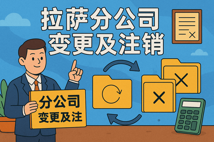 拉薩分公司營業(yè)執(zhí)照及印章遺失，如何辦理變更及注銷？